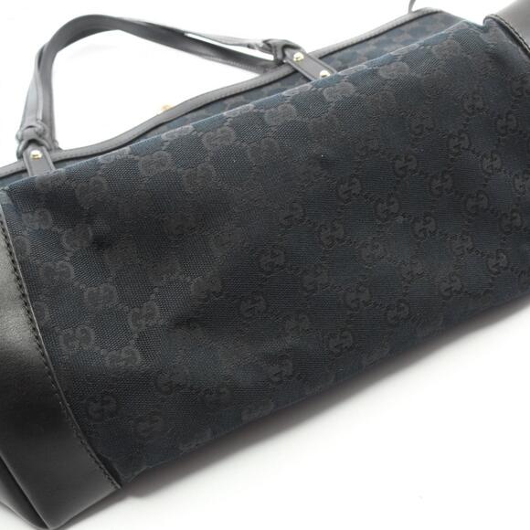 GUCCI Black Leather Tote Bag - Picture 9 of 9